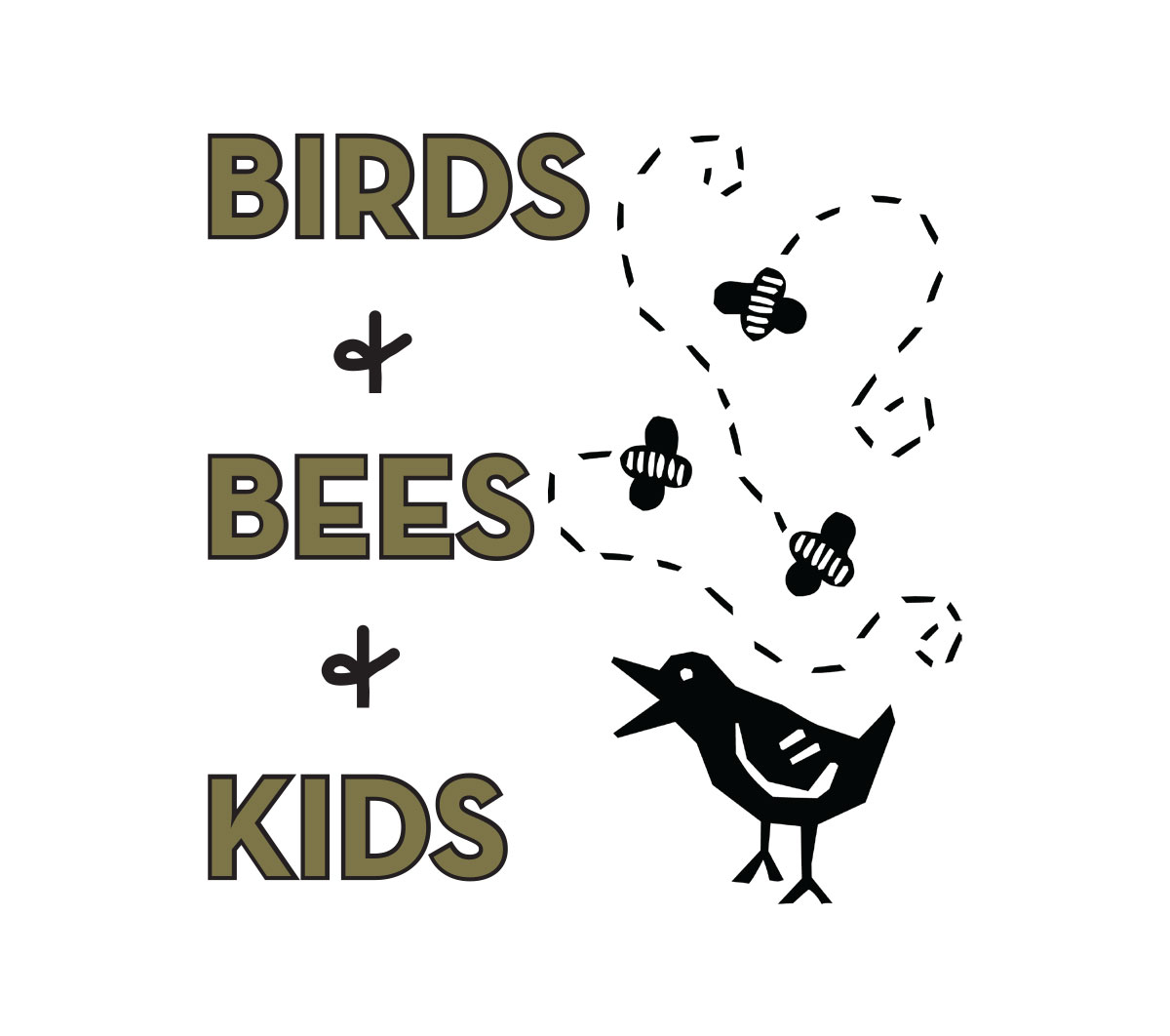 Birds + Bees + Kids Logo design